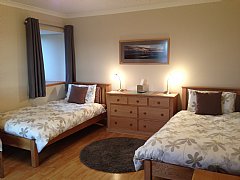 Large twin bedroom